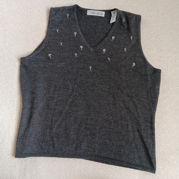 valerie stevens ♡ merino wool vest - Picture 1 of 6